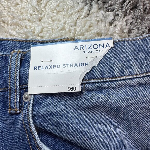 Arizona Jean Company Relaxed Straight Jeans 40/32 Men NWT‎ - Picture 3 of 7